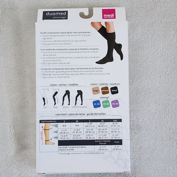 Black Compression Socks - Picture 2 of 3